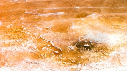 Close up Salt Bed - Tavira, Algarve Portugal