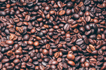 Coffee beans background