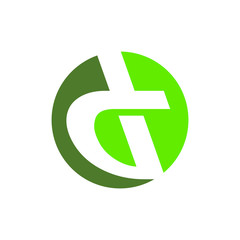 D Initial Letter Logo Vector