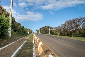 BR-363 Road - Fernando de Noronha, Pernambuco, Brazil.