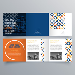 Brochure design, brochure template, creative tri-fold, trend brochure
