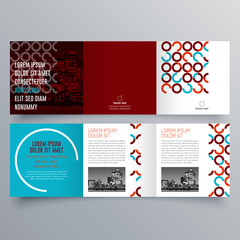 Brochure design, brochure template, creative tri-fold, trend brochure