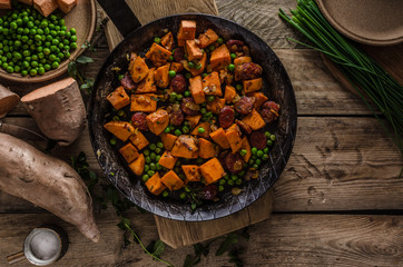 Sweet potato pan vegetable