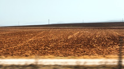 Countryside fields in Andalucia, Spain.