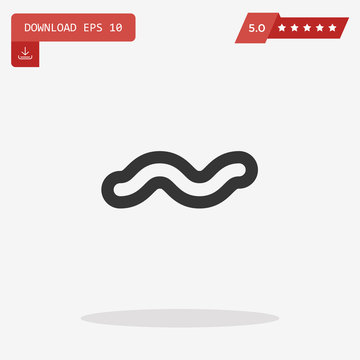 Worm Vector Icon