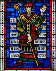 Stained Glass in Worms - Johann von Dalberg