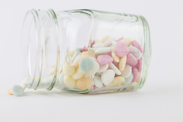 colored sugar sweets