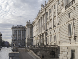 Fototapeta na wymiar Royal Palace. Madrid, Spain.