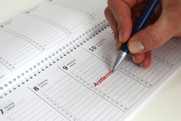 Arzttermin eintragen