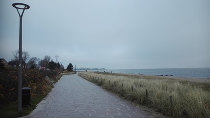 Strande, Promenade