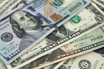 banknotes dollar background