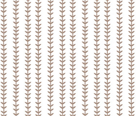 Seamless pattern in scandinavian style. Leaves pattern for print on wallpaper, gift paper, textile, paper. Two-color pattern.