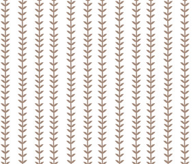 Seamless pattern in scandinavian style. Leaves pattern for print on wallpaper, gift paper, textile, paper. Two-color pattern.