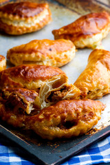 cheesy ground beef empanadas..style rustic