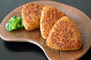 焼きおにぎり　Grilled rice balls