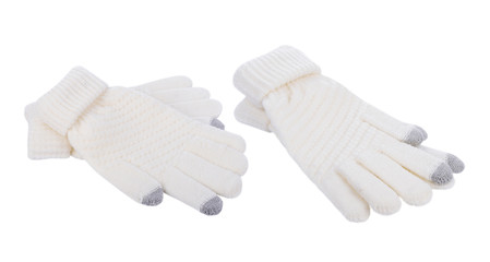 Winter Gloves isolated on a white