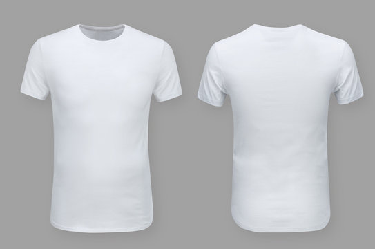 Белая футболка спереди
