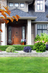 Beautiful Canadian house facade