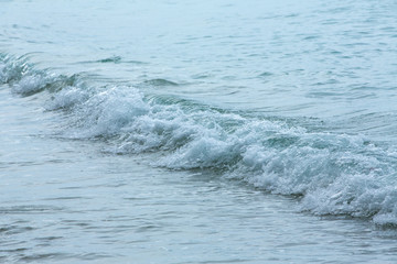 Naklejka na ściany i meble Sea wave background, Water splashing