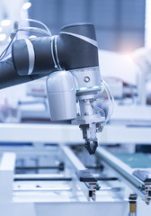 Robotic and Automation system control application on automate robot arm