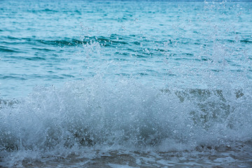 Sea wave background, Water splashing