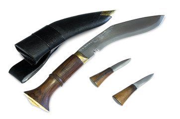 Nepal curved knife kukri - 183203150
