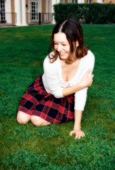 Fototapeta premium Soft Focus Lovely Brunette Girl