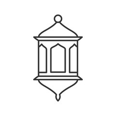 Lantern linear icon