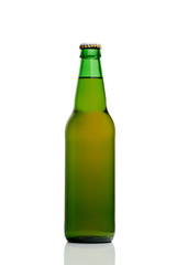 green bottle of beer