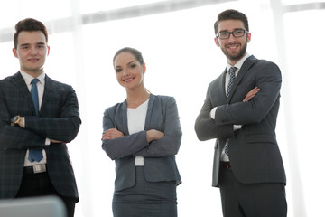 Fototapeta premium portrait of successful business team