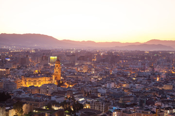Capital of Andalusia on evening, Spain, Europe