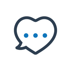 Romantic Chat Icon