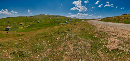 Landscape Panorama of Adjara region of Georgia