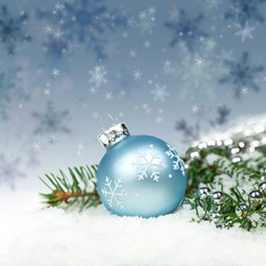 Christmas Card Background with Christmas Theme Background with space for text. Selective focus.