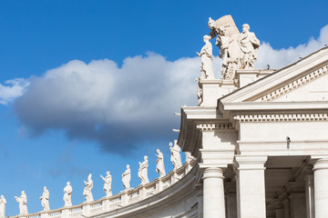 Detail of the Palace of the Vatican, 