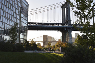 Fototapeta premium Brooklyn Bridge Park.