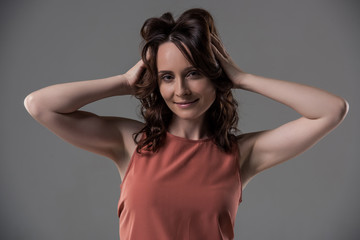 Fototapeta premium Attractive business woman