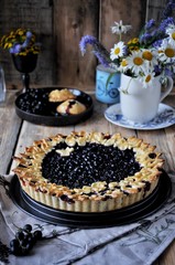 Currant pie. Galetta