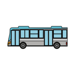 Public bus vehicle icon vector illustration graphic design