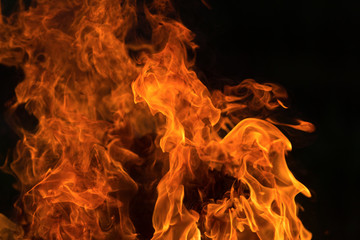 Fire flames