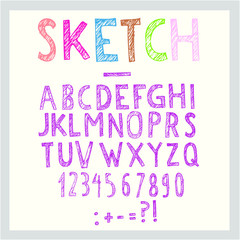 Font - czcionka ręcznie rysowana