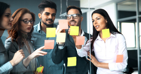 Business people conference in modern office