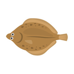 seafood flat icon set