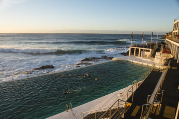 Beautiful Morning from Bondi beach in Sydney, Australia