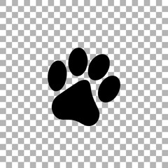 Paw print vector. © Metaphoreman