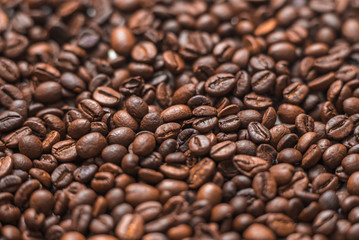 Coffee beans background