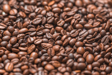 Coffee beans background