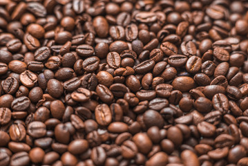 Coffee beans background
