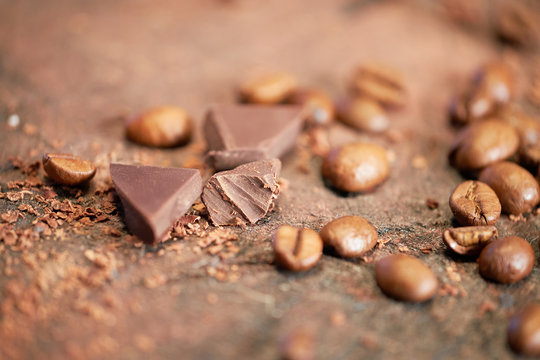 coffee chocolate and breakfast
