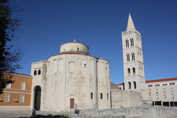 Fototapeta na wymiar Church in Zadar in Croatia